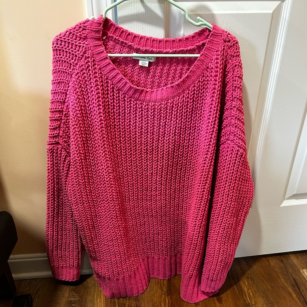 This is an oversized sweater from American Eagle, it has never been worn